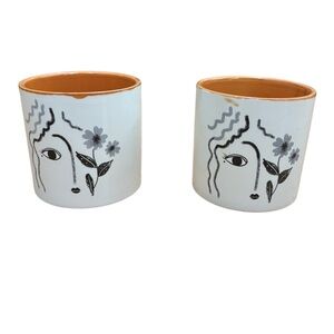 Abstract Face Planter Pot